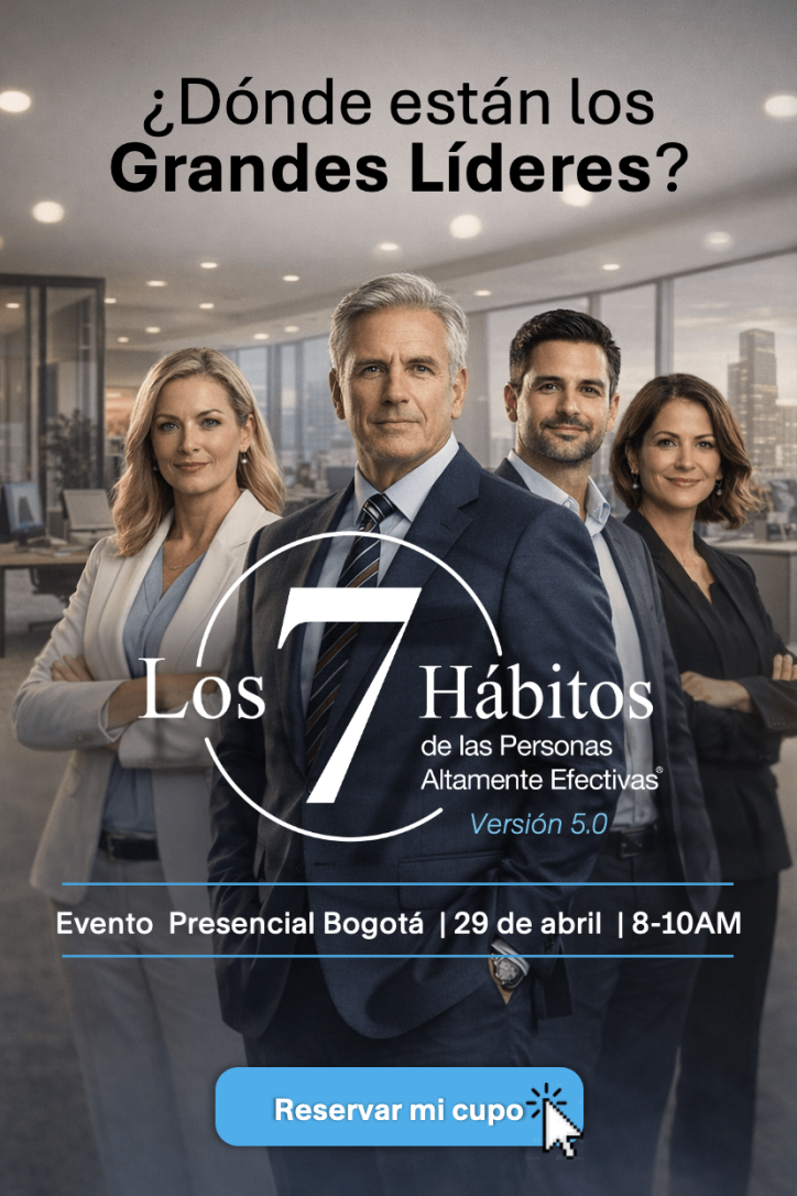 Lanzamiento Grandes Líderes 7 habitos colombia - Liderazgo en la era IA lanzamiento franklincovey colombia_
